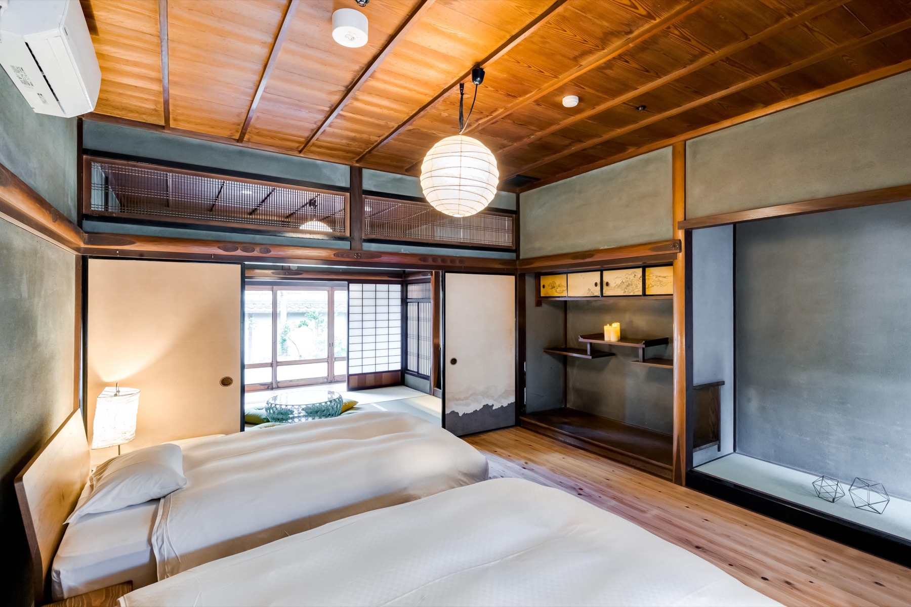 NIPPONIA 福住宿場町 の客室・共用空間